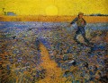 Semeur avec Soleil couchant après Millet Vincent van Gogh
